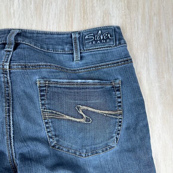 Silver Jeans Aiko Bootcut Flare Mid Rise Cowgirl Core Casual Denim Jeans 30 - Picture 15 of 16